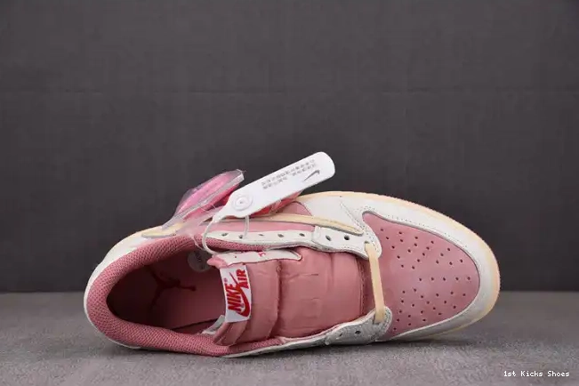 1st Kicks Shoes DM7866-600 AJ OG SP Travis 1 Low Scott x 0617